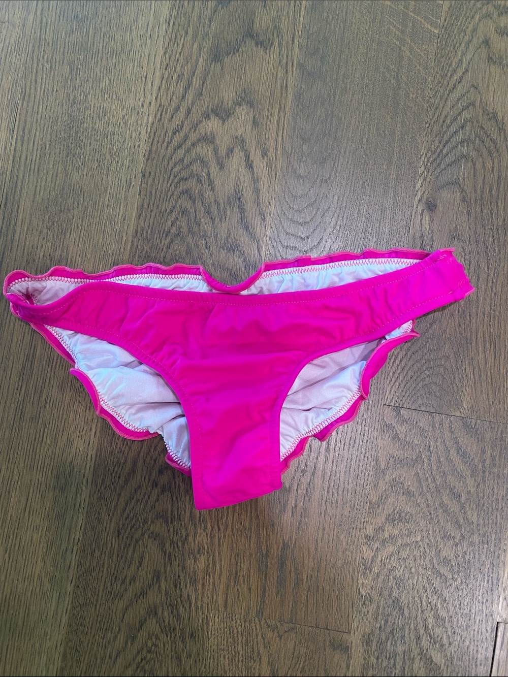 Venus Hot Pink Bikini Bottoms w/ Ruched Bottom